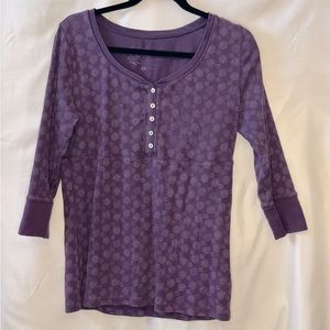 Eddie Bauer Ladies 3/4 sleeve top